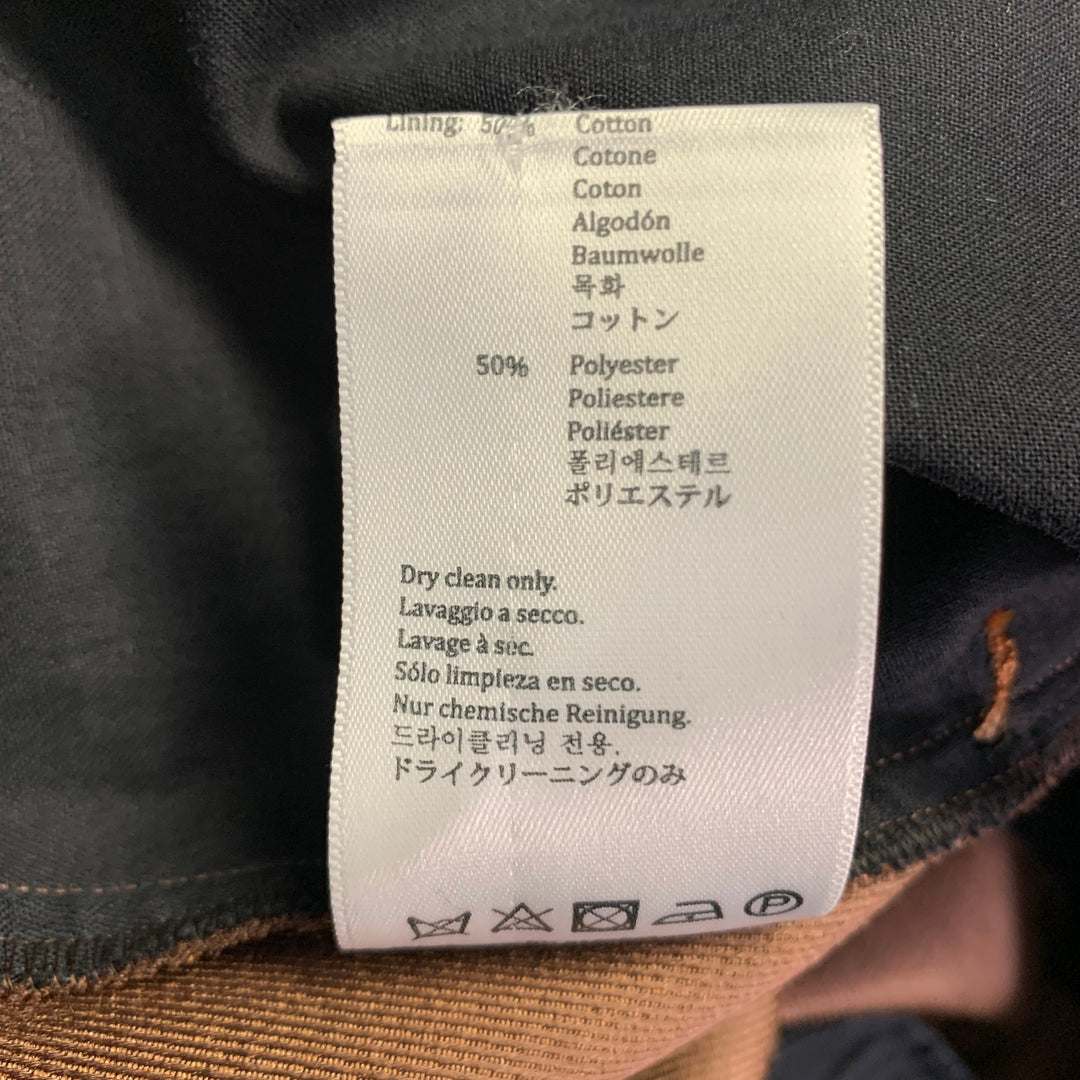 SIES MARJAN Size 34 Brown Acetate Blend Pleated Dress Pants