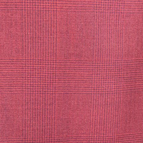 PAUL SMITH Size 42 Byard Burgundy Glenplaid Wool Notch Lapel Suit