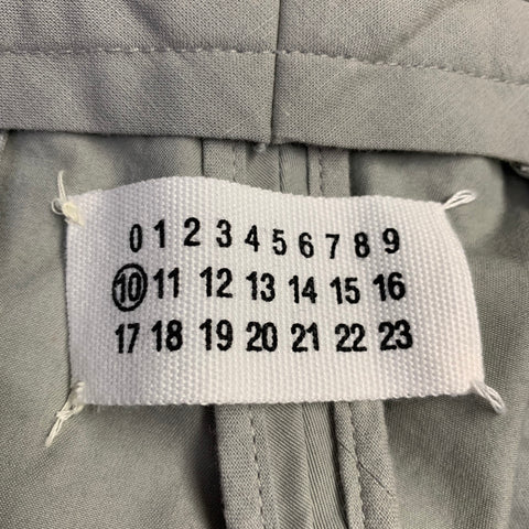 MAISON MARTIN MARGIELA Size M Grey Cotton Straight Casual Pants