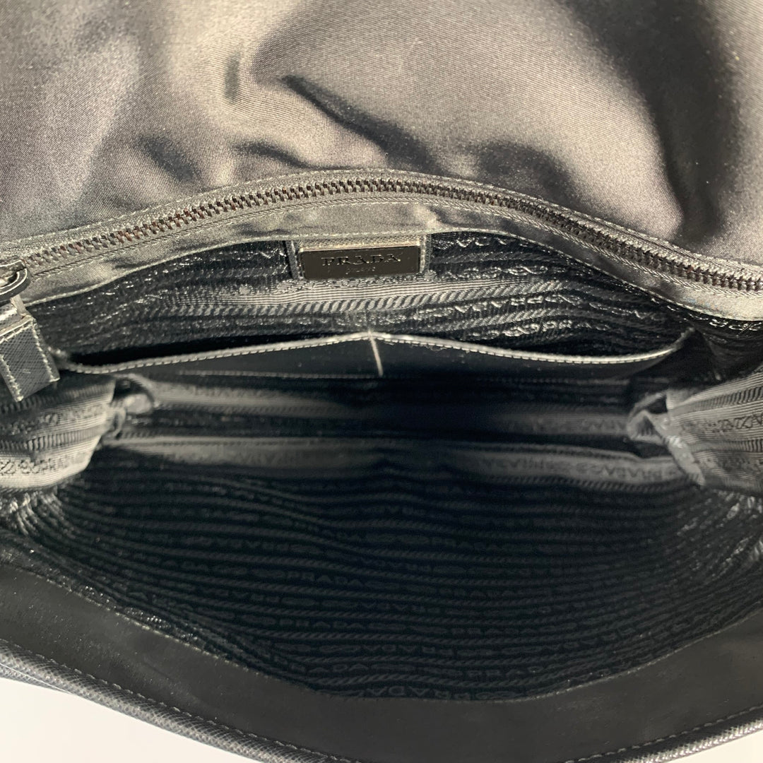 PRADA Black Nylon Messenger Bags