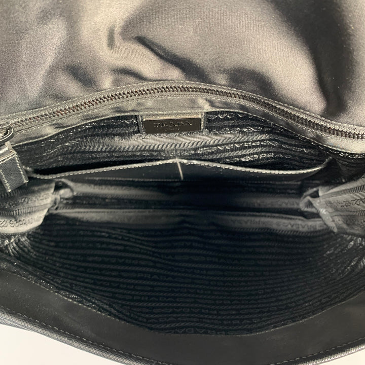 PRADA Black Nylon Messenger Bags