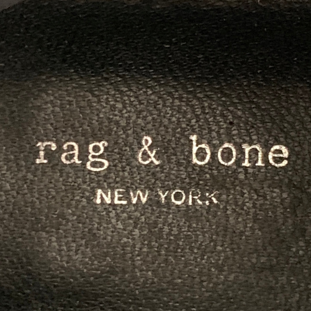 RAG & BONE Size 10 White Leather Pull On Ankle Boots