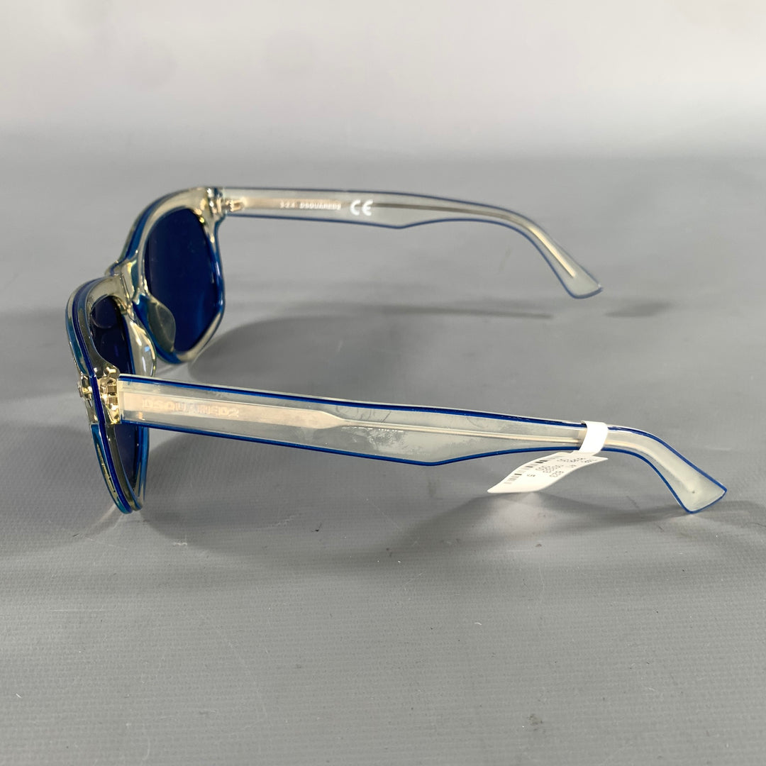 DSQUARED2 Blue Clear Sunglasses & Eyewear