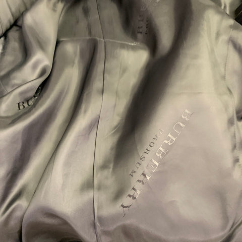 BURBERRY PRORSUM Size 44 Blue Indigo Double Breasted Sport Coat