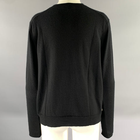LAFAYETTE 148 Size XL Black Cashmere Pull On Sweater