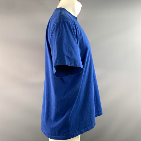 JW ANDERSON SS2023 Size L Blue Red Cotton Crew Neck T shirt