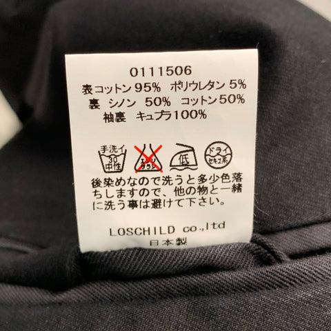 Veste FACTOTUM Taille 36 Noir Coton mélangé Un Bouton