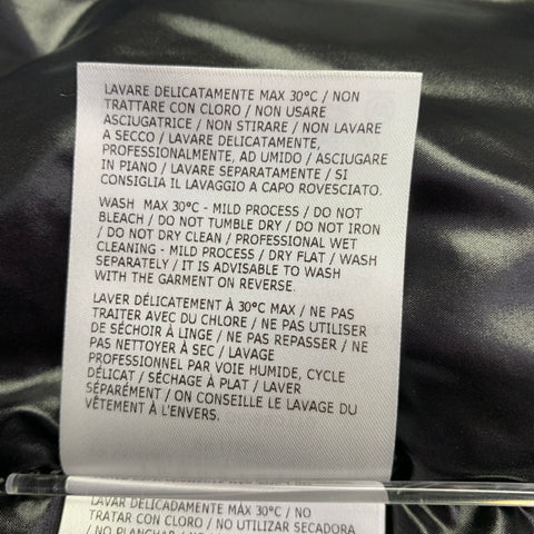 MONCLER Size XL Templon Giubotto Black Polyamide Padded Coat