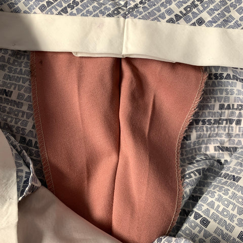 BALDESSARINI Pink Wool Double Breasted Suit