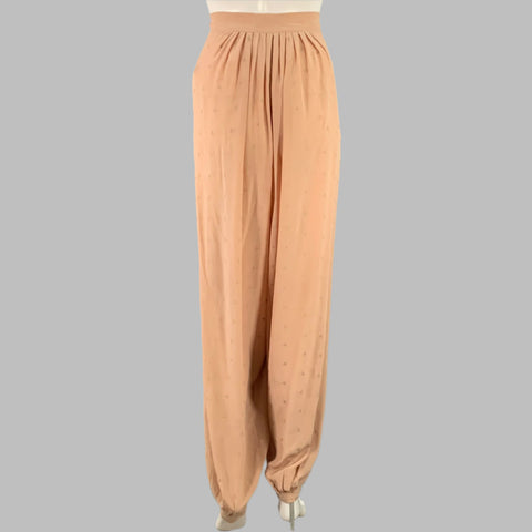 OPENING CEREMONY Size S Pink Silk Embroidered Harem Casual Pants