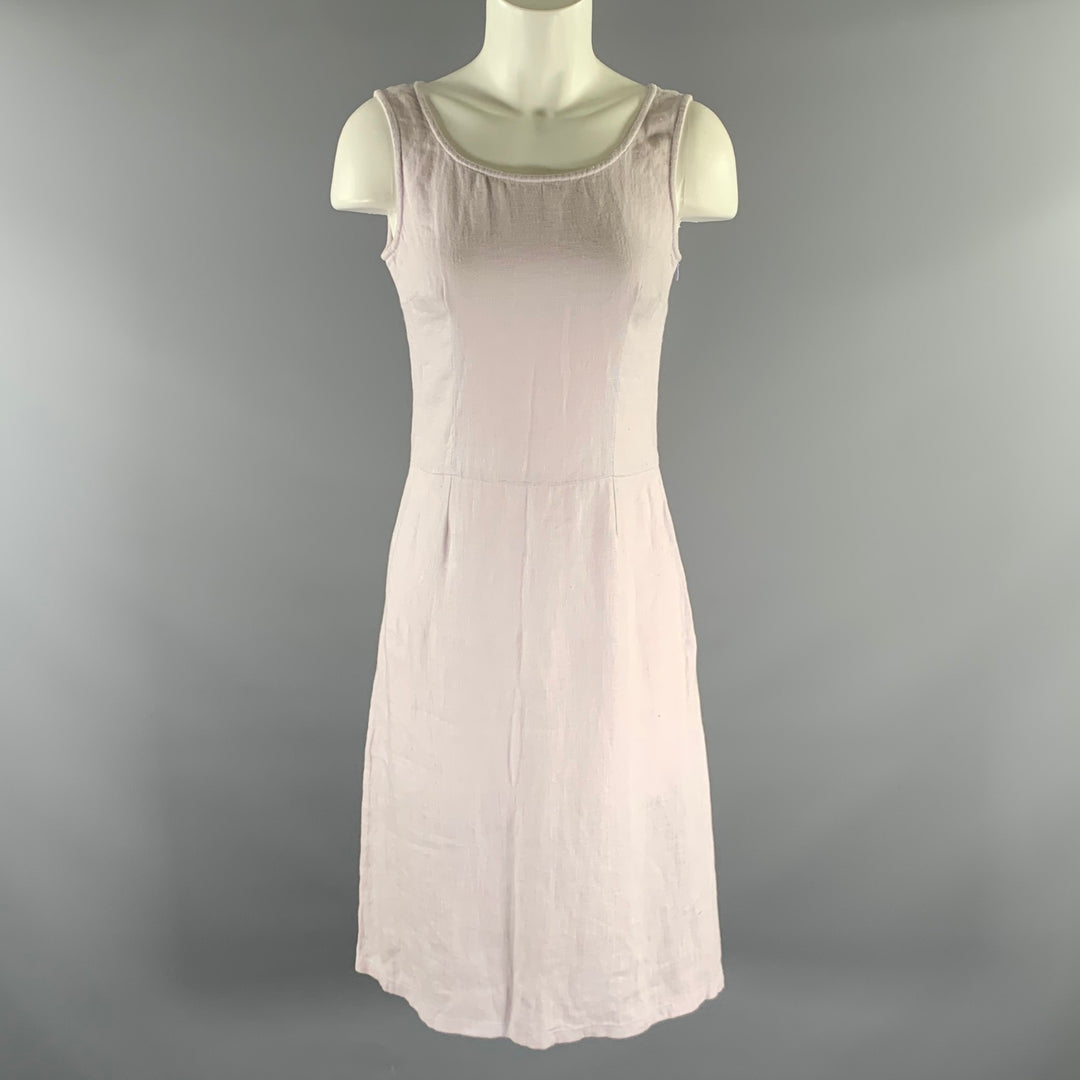 AGNÈS B. Size 1 Lavender Linen Blend Below Knee Dress – Sui Generis  Designer Consignment