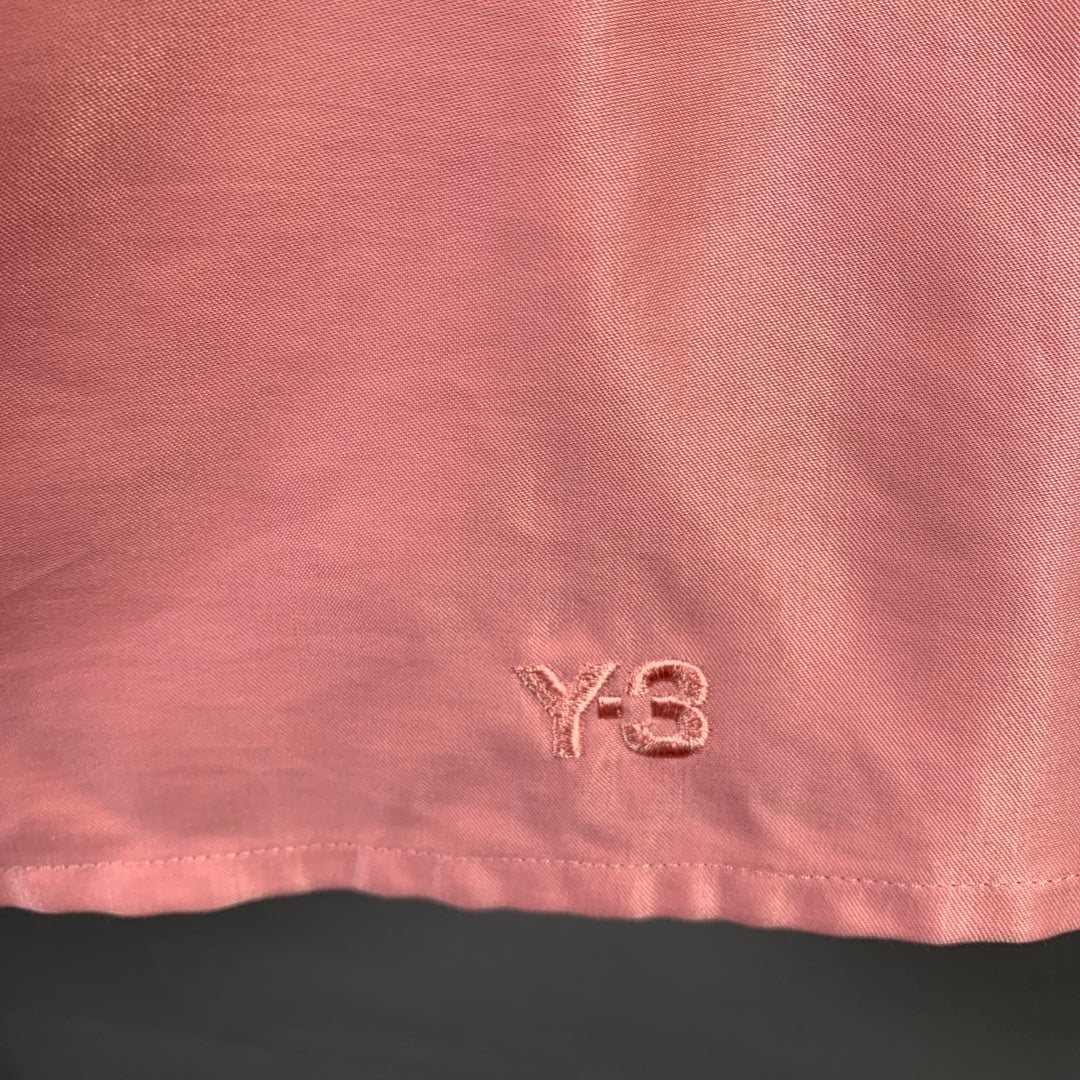 YOHJI YAMAMOTO Size M Pink Solid One pocket Mid-Calf Skirt