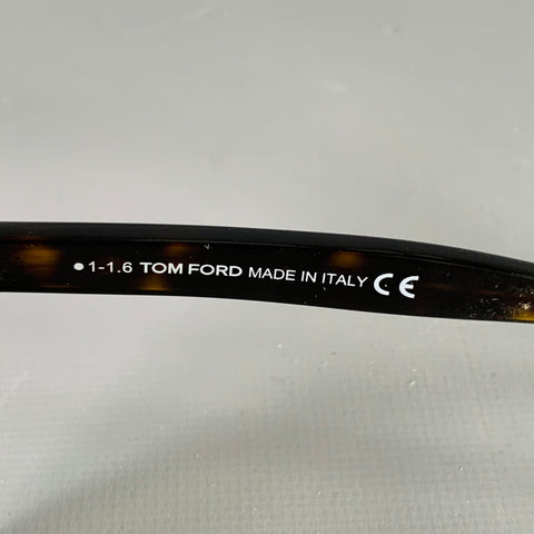 TOM FORD Brown Black Tortoiseshell Acetate Sunglasses
