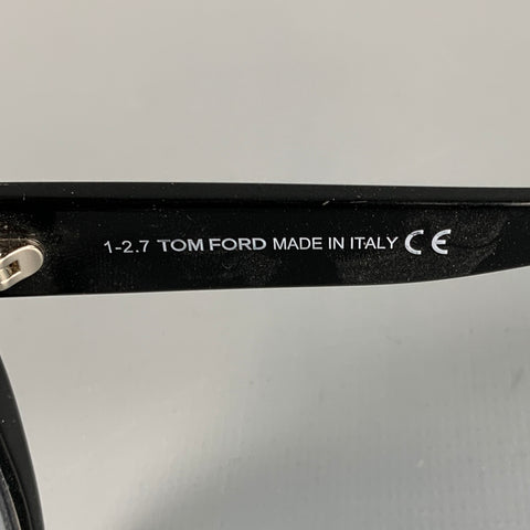 TOM FORD -Samantha-02- Black Ombre Acetate Cat Eye Sunglasses