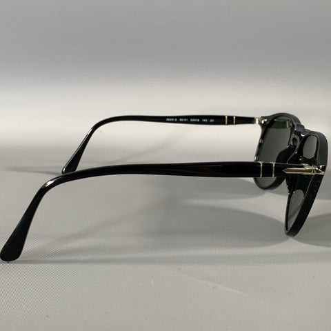 PERSOL Black Acetate Sunglasses