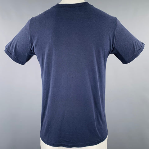 T-shirt col rond CHAMPION taille XL marine Dallas Cowboys en polyester et coton à motif