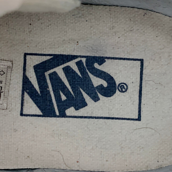 VANS Size 10 Sk8-Hi Green Navy Color Block Canvas High Top Sneakers