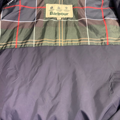 BARBOUR Taille XL Gilet matelassé sans manches en polyamide matelassé Finn Navy