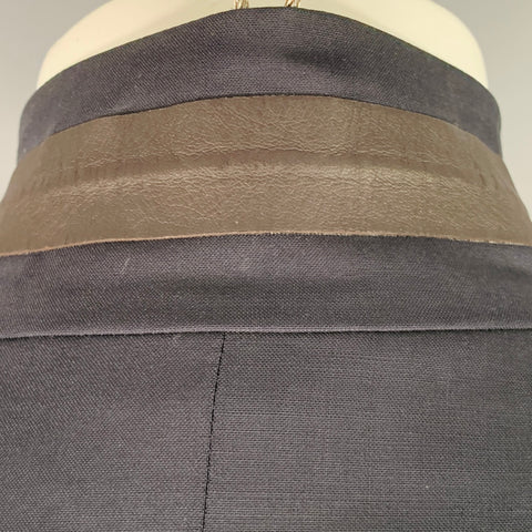 OAMC Size M Navy Wool Blend Drawstring Jacket