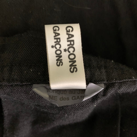 COMME des GARCONS Size XS Black Wool Blend Drop crotch Shorts