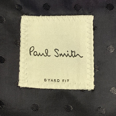 PAUL SMITH Size 42 Byard Burgundy Glenplaid Wool Notch Lapel Suit