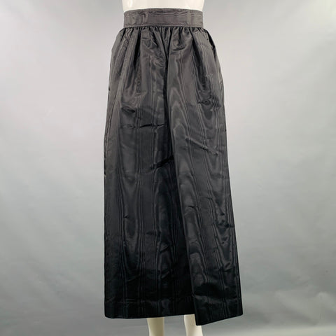 EVAN PICONE Size XS Vintage Black Bell Midi Skirt