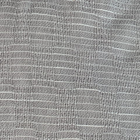 OUR LEGACY Size 38 Grey White Textured Cotton Button Down Collar One Pocket Long Sleeve Shirt