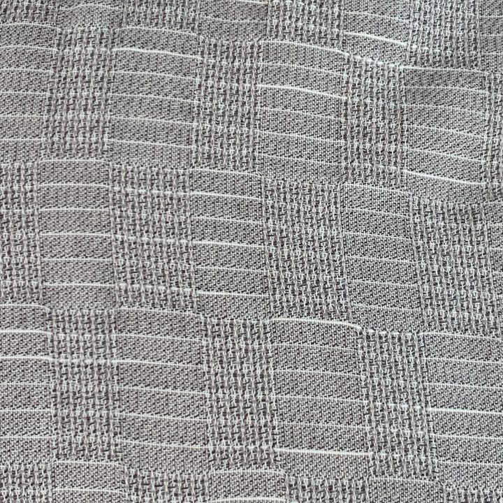 OUR LEGACY Size 38 Grey White Textured Cotton Button Down Collar One Pocket Long Sleeve Shirt