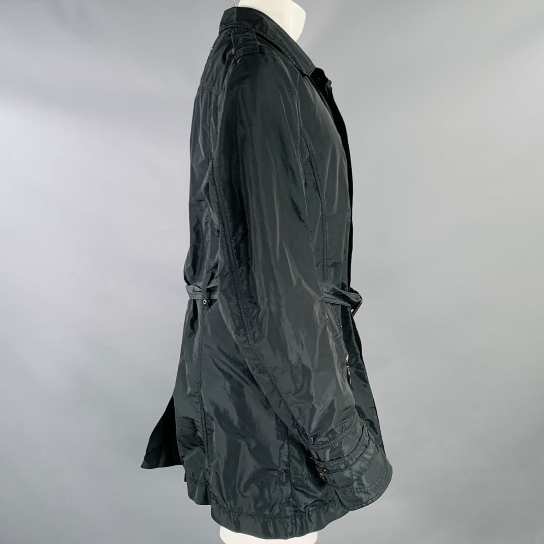 CoSTUME NATIONAL Size S Green Black Iridescent Polyester Jacket