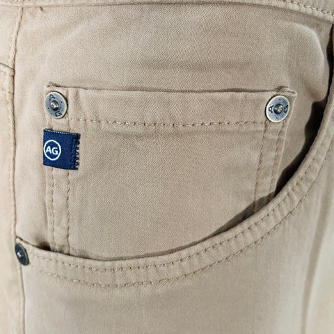 ADRIANO GOLDSCHMIED Size 36 Everett Khaki Cotton Blend Casual Pants