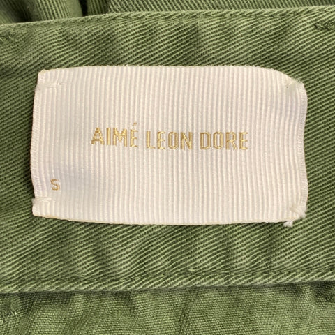 AIME LEON DORE Size S Green Cotton Cargo Tapered Casual Pants