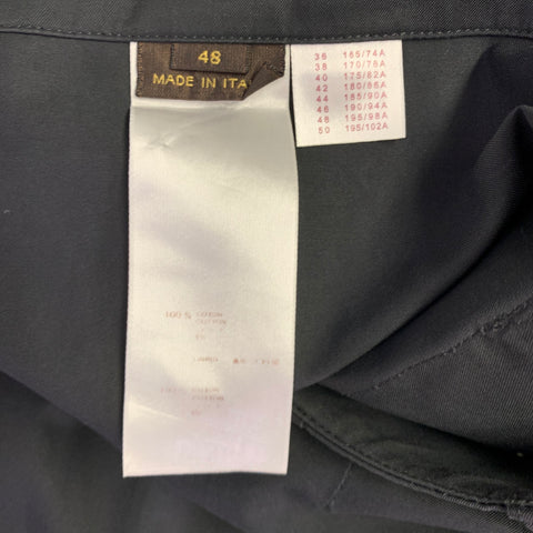 LOUIS VUITTON Size 32 Black Cargo Pockets Casual Pants