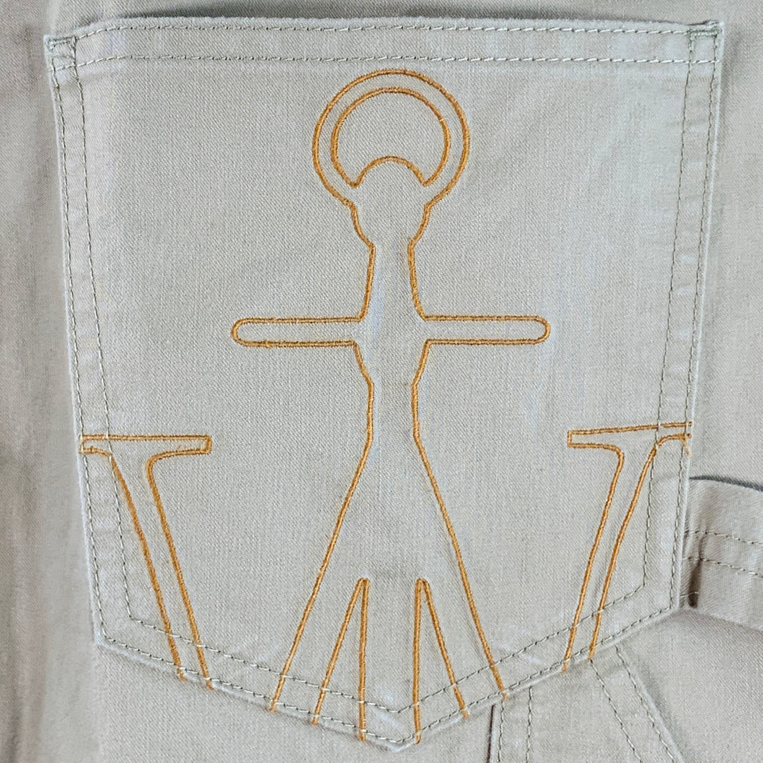 JW ANDERSON Size 40 Tan Cotton Tapered Flat Front Zip Fly Casual Pants