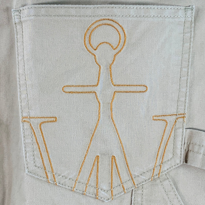 JW ANDERSON Size 40 Tan Cotton Tapered Flat Front Zip Fly Casual Pants