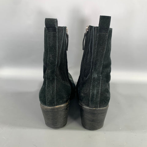 HAIDER ACKERMANN Size 9 Black Leather Chelsea Boots