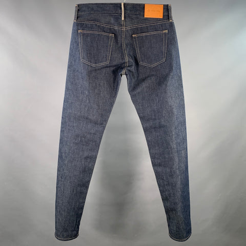 ADRIANO GOLDSCHMIED Limited Edition Size 31 Blue Indigo 13oz Cotton Selvedge Slim Jeans