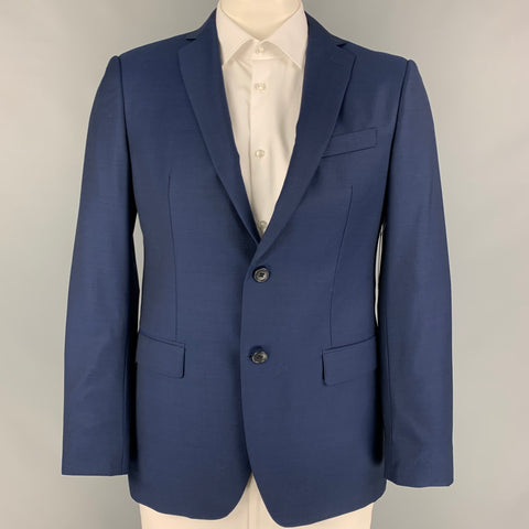 JOHN VARVATOS * U.S.A. Size 40 Navy Wool Notch Lapel Sport Coat