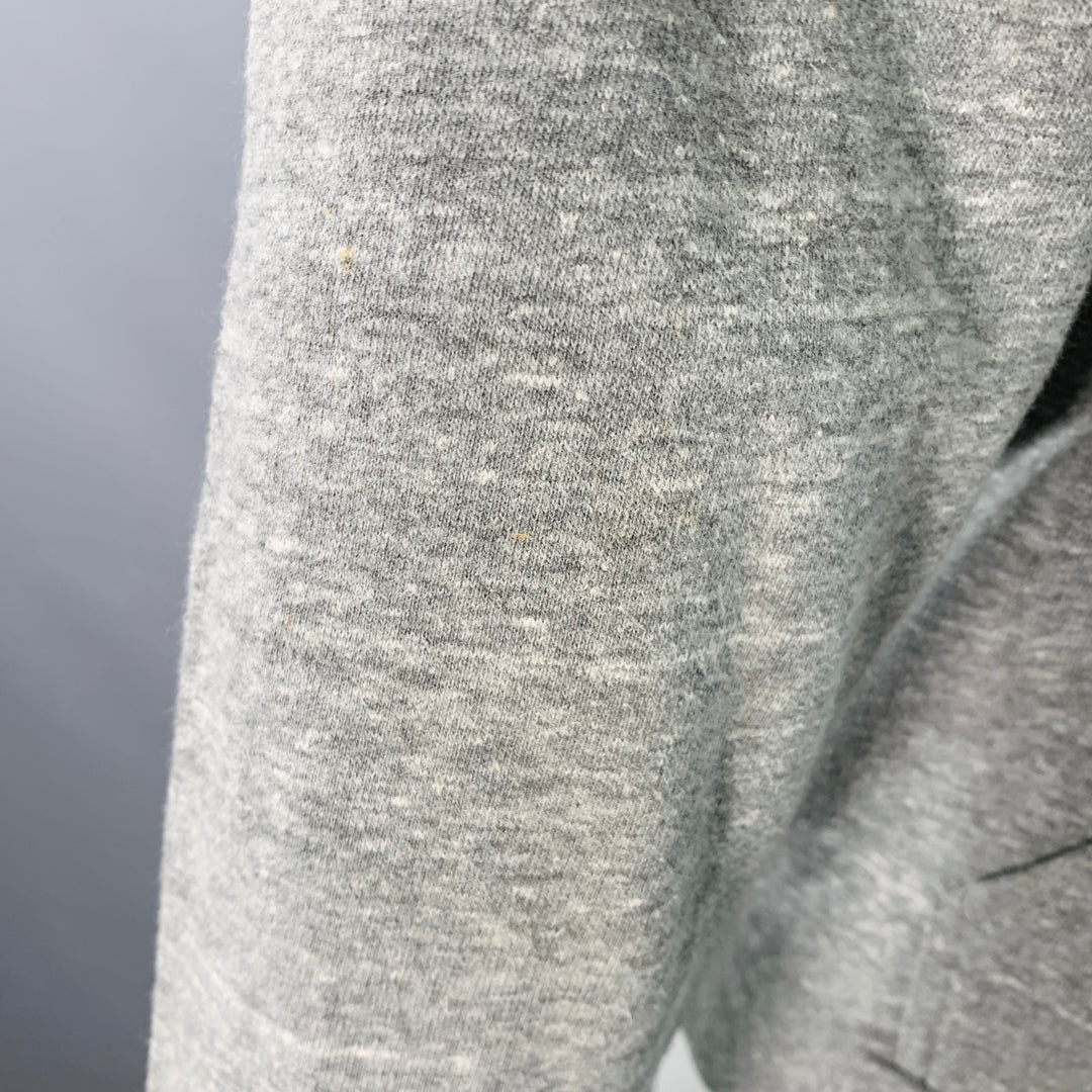 OUR LEGACY Size S Grey Heather Cotton Blend Hoodie Sweatshirt