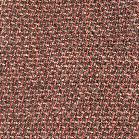 BARENA Size 36 Black Red Woven Virgin Wool Blend Zip Fly Casual Pants