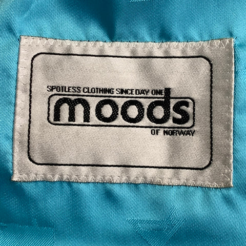 MOODS OF NORWAY Size 42 White Jacquard Cotton Blend Notch Lapel Sport Coat