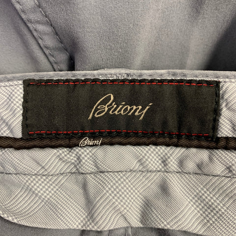 BRIONI Size 34 Grey Cotton Blend Jean Cut Casual Pants