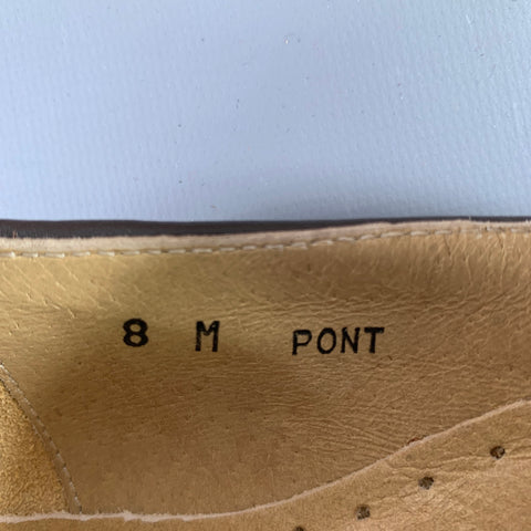 DONALD J PLINER Size 8 Beige Brown Contrast Trim Fabric Slip On Loafers