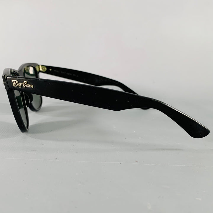 RAY-BAN 1980s Rare Wayfarer II Black Acetate Sunglasses