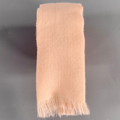 COMME des GARCONS HOMME PLUS Pink Woven Wool Fringe Tie