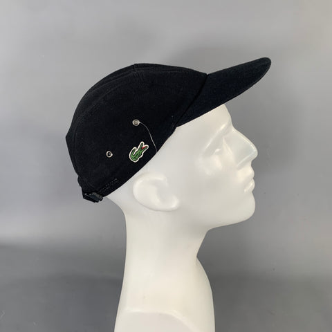 SUPREME x LACOSTE  One Size Black Logo Cotton Hats