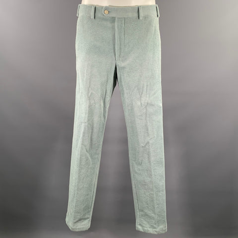KLEIN EPSTEIN & PARKER Size M Blue Seafoam Corduroy Cotton Blend Work Suit Set