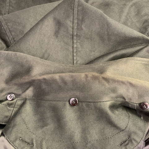TAKEO KIKUCHI Size L Black Cotton Zip Up Coat