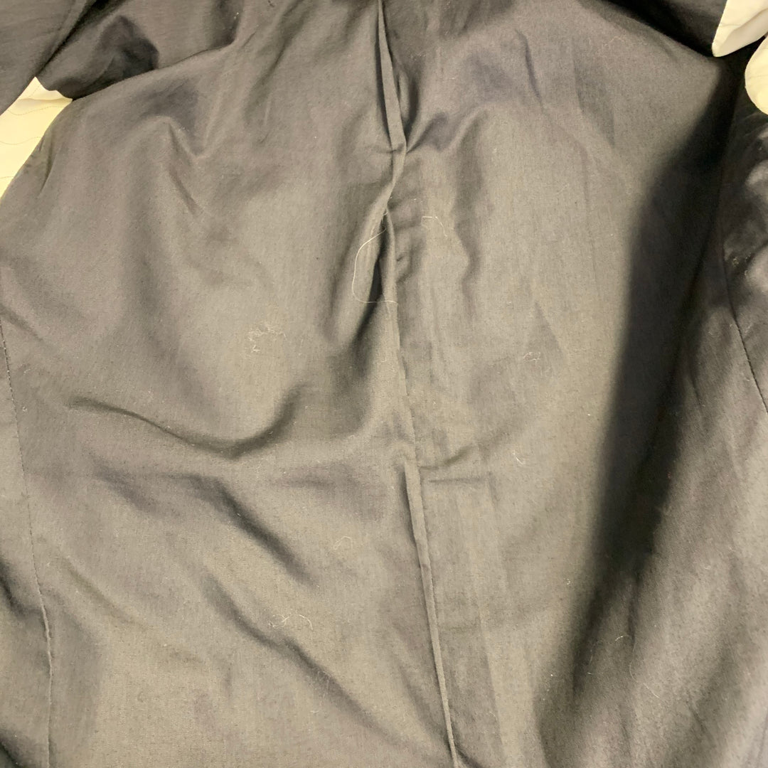 MARC by MARC JACOBS Size M Red Black Wool Blend Plaid Double Breasted Coat