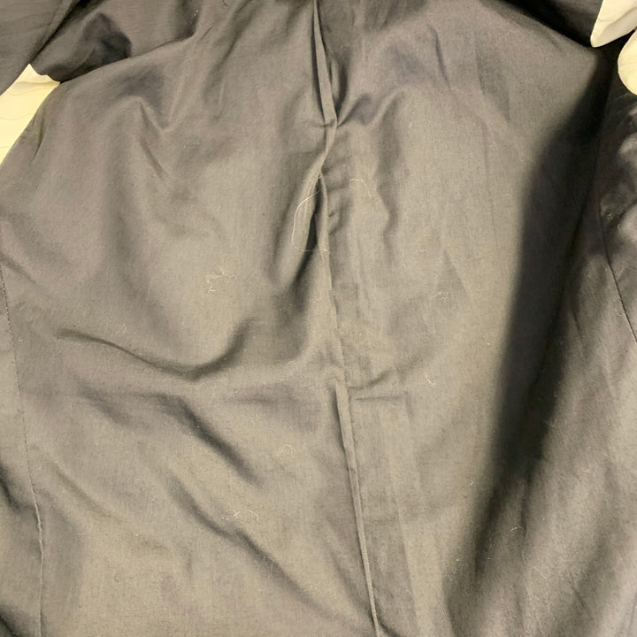 MARC by MARC JACOBS Size M Red Black Wool Blend Plaid Double Breasted Coat