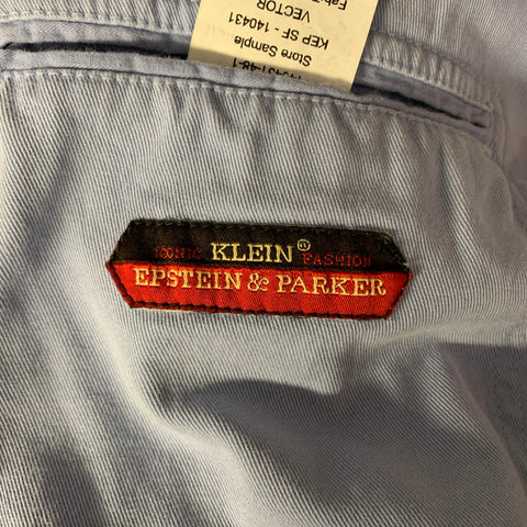 KLEIN EPSTEIN & PARKER Size 38 Blue Periwinkle Notch Lapel Sport Coat Jacket